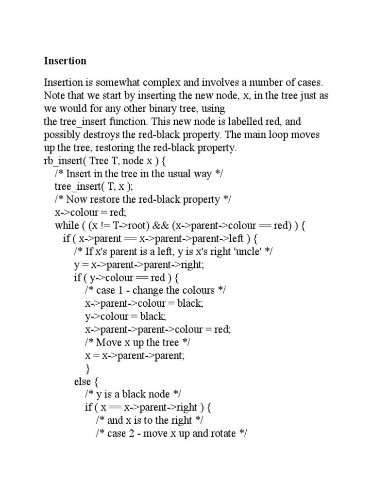 Insertion | PDF