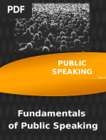 Public Speaking