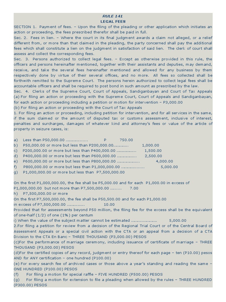 Rule 141 | PDF