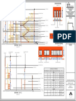 Duplex Building Section & Door-Window Schedule