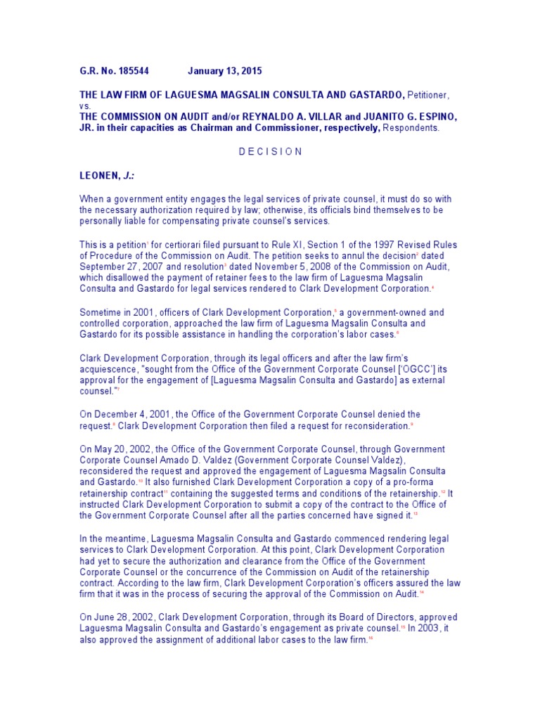 D8 LAW FIRM OF LAGUESMA Vs COA PDF PDF Certiorari Lawsuit