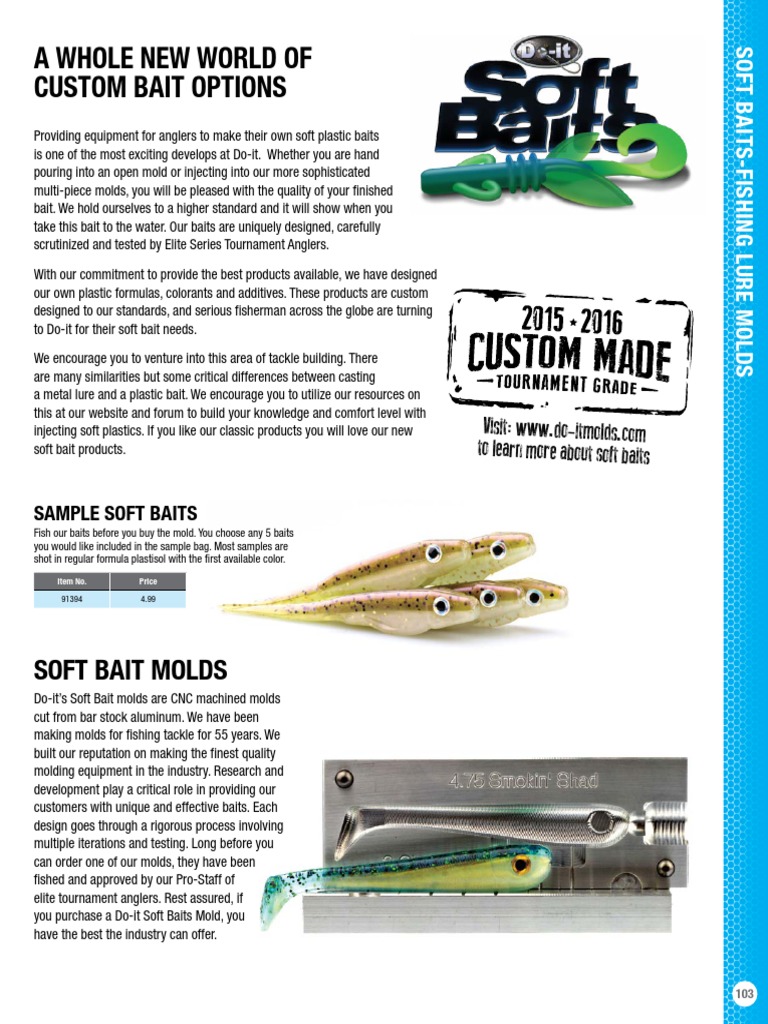 How to Make Laminate Soft Plastics with the Do-It Molds Wave Worm