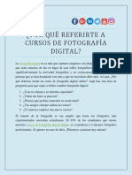 ¿Por Qué Consultar Cursos de Fotografía Digital?