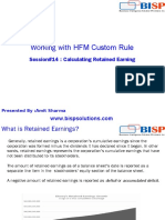 HFM Calculating Retained Earning