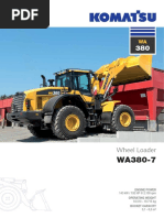 WA380 7 Brochure