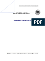 SBP Guidelines On Internal Controls PDF