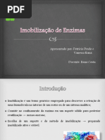 Imobilização de enzimas