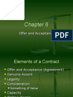 Chapter 6 - Offer and Acceptance 2010