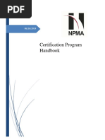 NPMA Certification Handbook