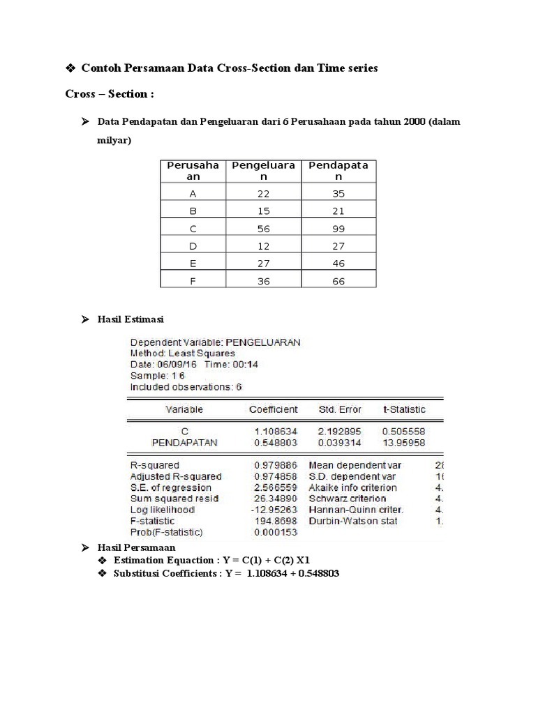 Persamaan Data Time Series Pdf