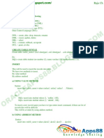 Oracle SQL Document