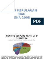 PDRB Kepulauan Riau Sna 2008