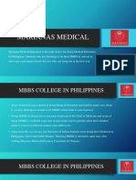 Marianas Medical Education - MBBS College in Phillipines