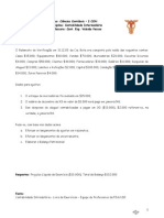 Contabilidade Intermediária - Exercícios de Fixação 05