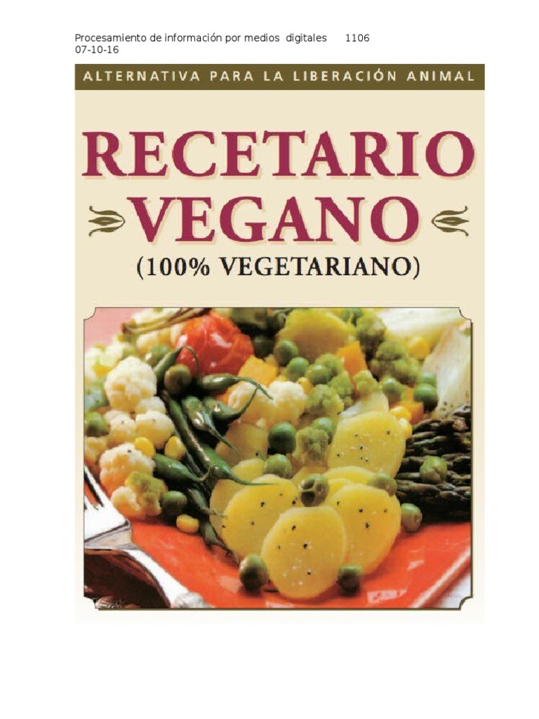 Recetas Veganas | PDF | Ayurveda | Cocinando