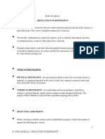 NCM 106 SKILLS - GUIDELINES FOR APPLYING RESTRAINTS