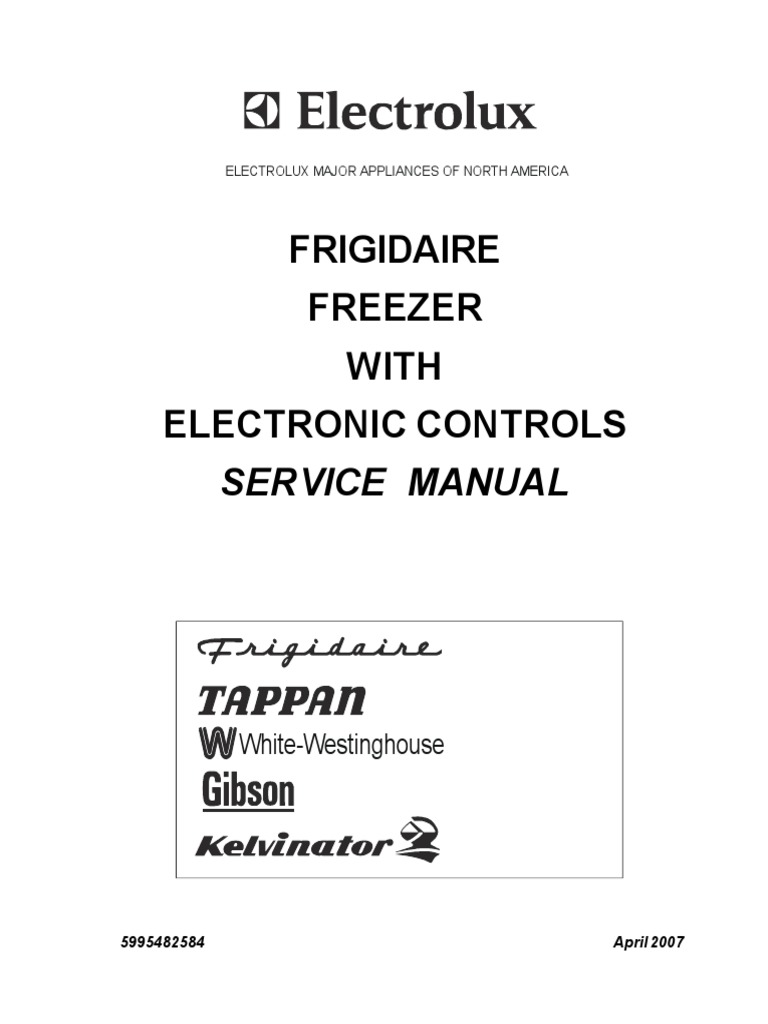 Chest Freezer Service Manual PDF Refrigerator Thermostat