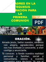 Catequesis Padres Niños Primera Comunion 2