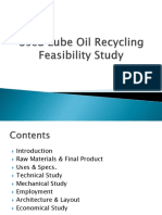 Used Lube Oil Recycling