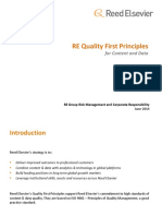 Quality First Principles