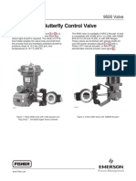 Fisher 9500 Butterfly Control Valve
