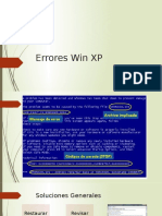 Errores Win XP