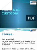 16 Cadena de Custodia