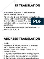 Address Translation in CAO