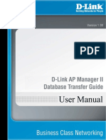 D-Link AP Manager Database Transfer Guide