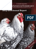 2015-2016 Livestock Conservancy Annual Report