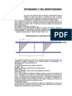 Fluido Newtoniano y No Newtoniano