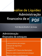 AULA 5 - Administração Financeira de Estoques