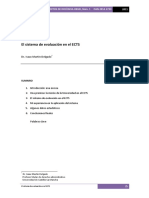 El Sistema de Evaluación en El ECTS: Dr. Isaac Martín Delgado