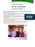 Accountants For Integrity: Republic of The Philippines Professional Regulation Commission