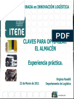 02 - Claves para Optimizar El Almacén - Virginia Roselló - ITENE PDF