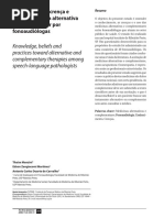 Conhecimento, Crença e Medicina Complementar