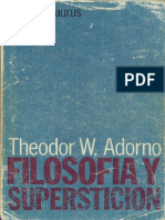 Theodor W. Adorno - Teoría de La Pseudocultura