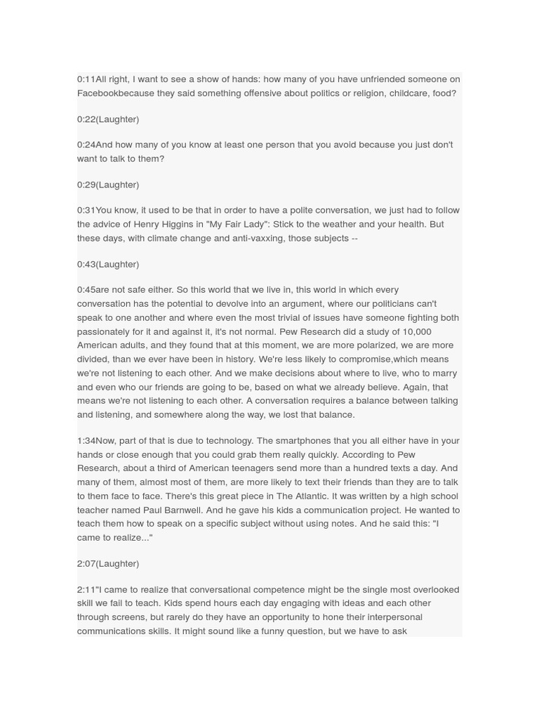 Celeste Headlee 10 Rules For Conversation