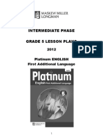 Platinum English FAL Grade 5 Lesson Plans