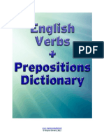 English Verbs Prepositions Dictionary