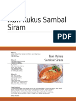 Ikan Kukus Sambal Siram