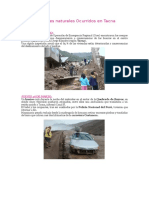 Desastres Ocurridos en Tacna