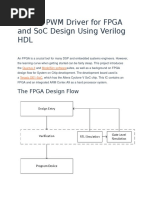 PWM Driver Verilog