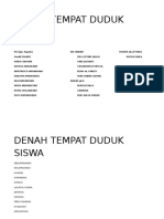 Denah Tempat Duduk Siswa