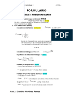 formulario Inhibidor de hidratos