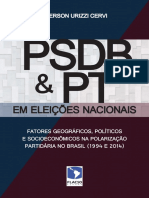 2016 PSDB e PT em Eleicoes Nacionais VER PDF