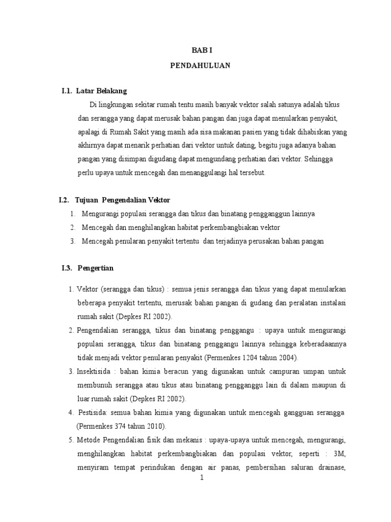 Pedoman Pengendalian Vektor