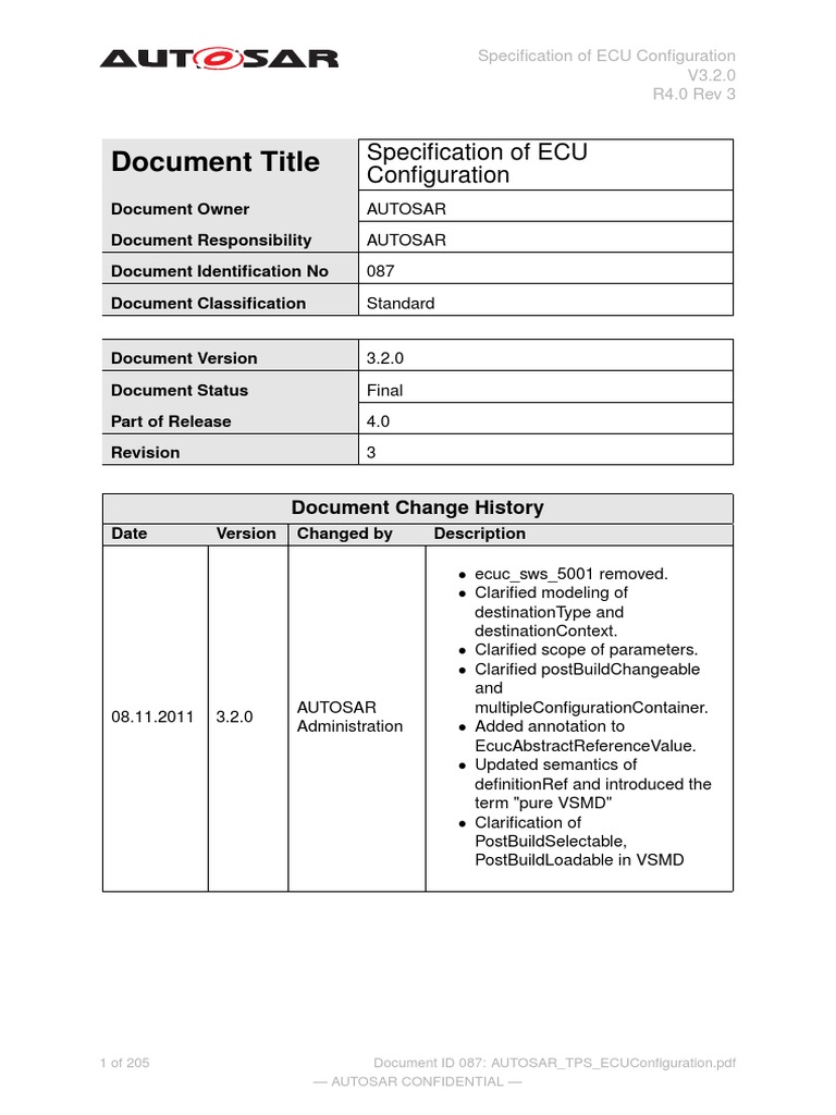 Autosar Tps Ecuconfiguration | PDF | Parameter (Computer Programming ...