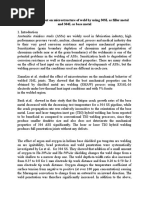 Effect of Heat Input On Microstructure of Weld by Using 308L As Filler Metal and 304L As Base Metal