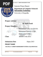 Database System For Library Management S